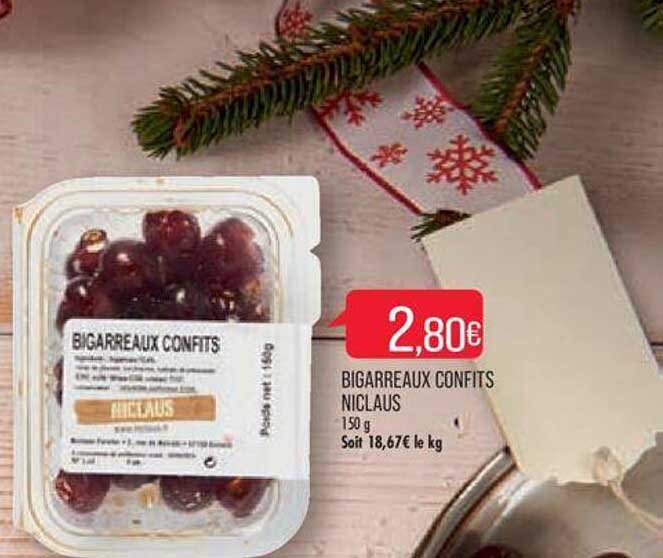 bigarreaux confits niclaus