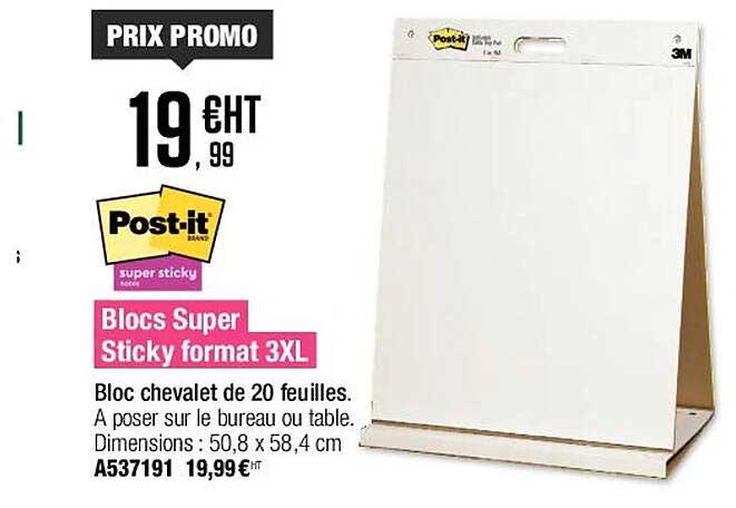 blocs super sticky format 3xl post-it