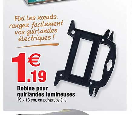 bobine pour guirlandes lumineuses