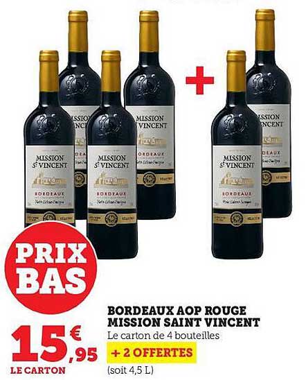 bordeaux aop rouge mission saint vincent