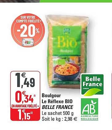 boulgour le réflexe bio belle france