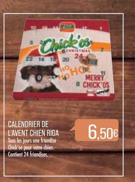 calendrier de l'avent chien riga