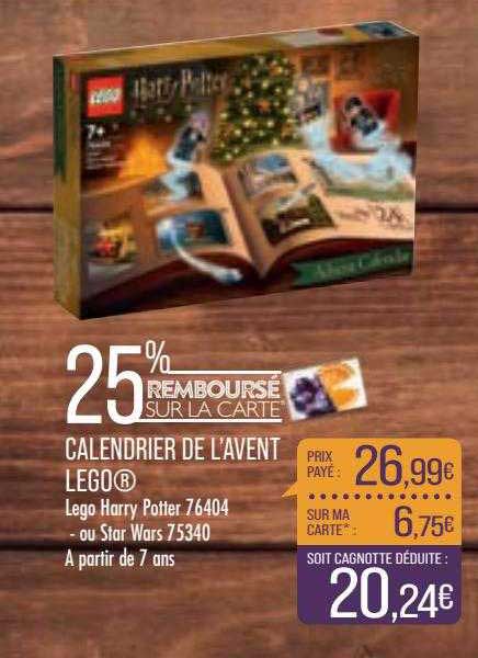 calendrier de l'avent lego