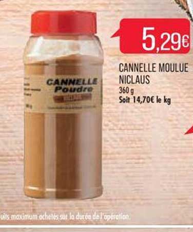 cannelle moulue niclaus