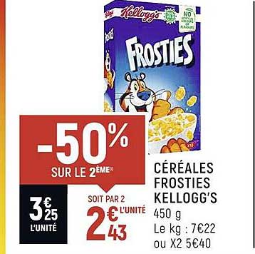 Céréales Frosties Kellogg's