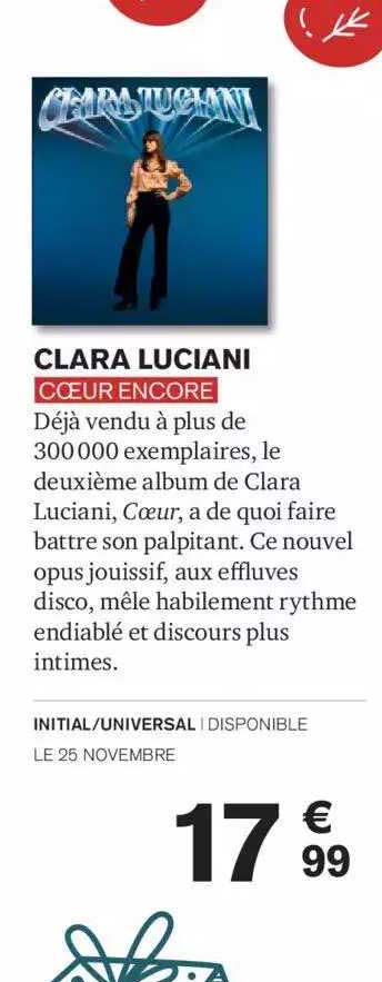 clara luciani cœur encore