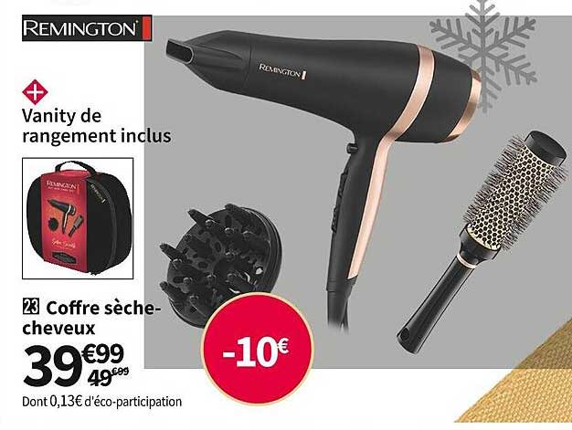 coffre sèche-cheveux remington