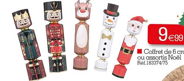 Coffret De 6 Crochet Ou Assortis Noël