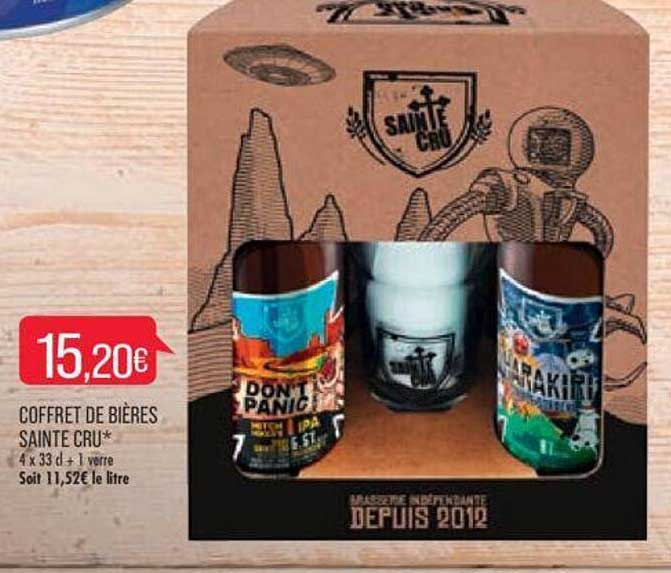 coffret de bières sainte cru