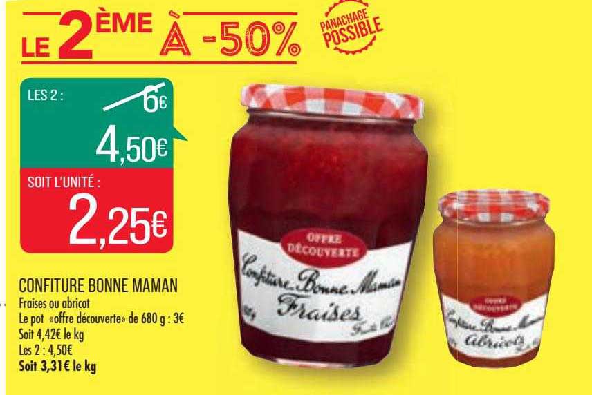 confiture bonne maman
