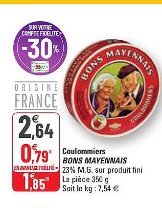 coulommiers bons mayennais