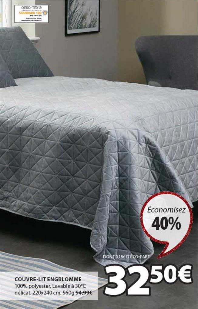 couvre-lit engblomme