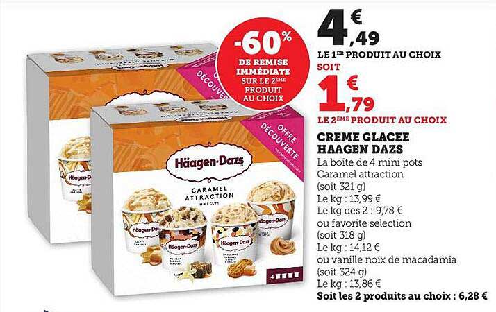 crème glacée häagen-dazs
