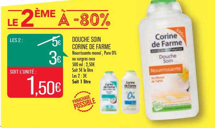 douche soin corine de farme