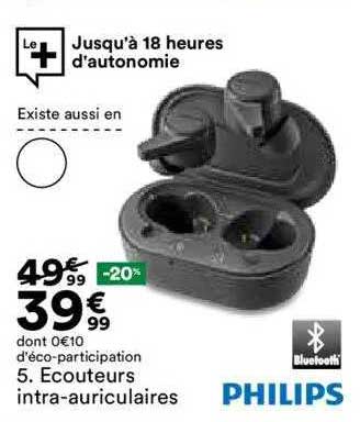Ecouteurs Intra-auriculaires Philips