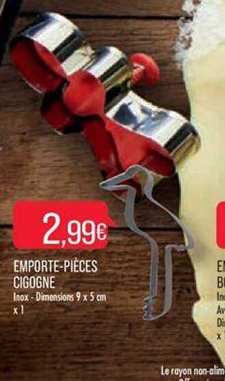 emporte-pièces cigogne