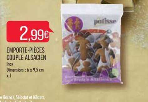 emporte-pièces couple alsacien