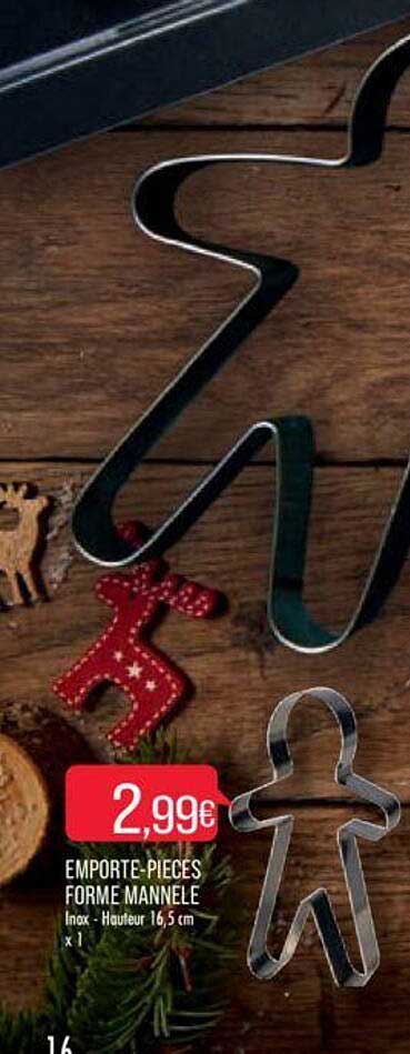 emporte-pièces fforme mannele