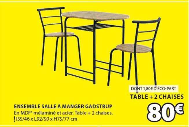 ensemble salle à manger gadstrup