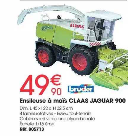 ensileuse à maïs claas jaguar 900 bruder