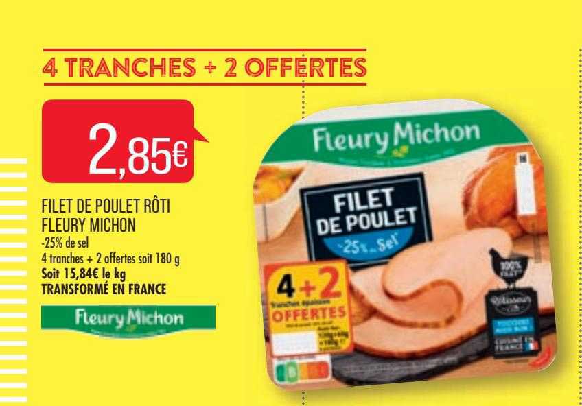 filet de poulet rôti fleury michon