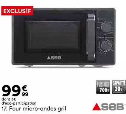 Four Micro-ondes Gril Seb