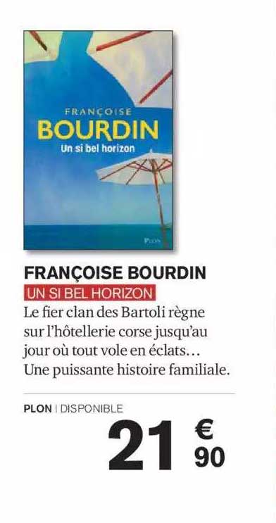 françoise bourdin un si bel horizon