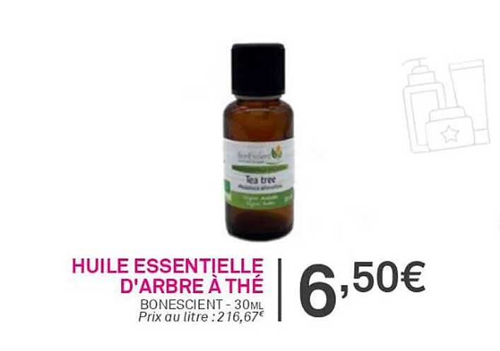huile essentielle d'arbre à thé bonescient