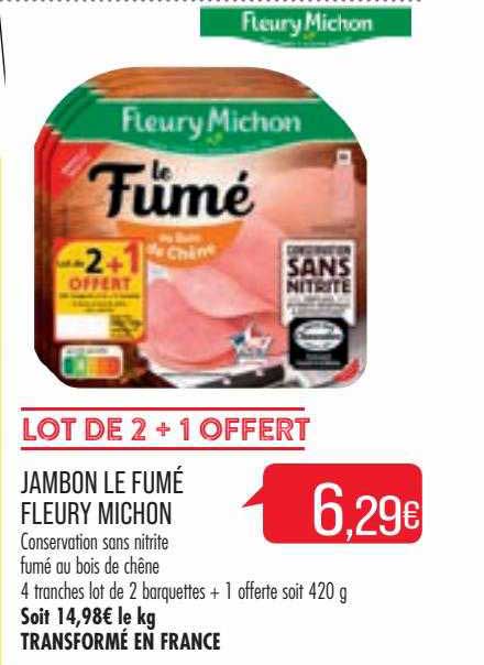jambon le fumé fleury michon