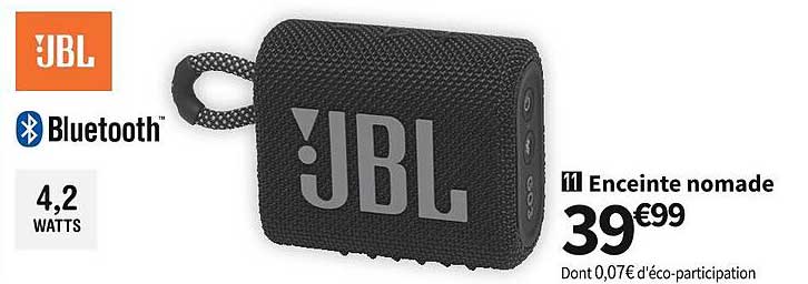 Jbl Bluetooth Enceinte Nomade