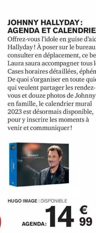 johnny hallyday : agenda et calendrie
