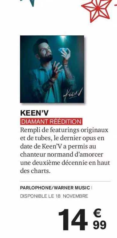 keen'v diamant réédition