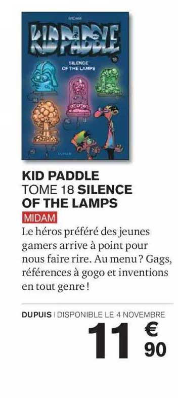 kid paddle tome 18 silence of the lamps