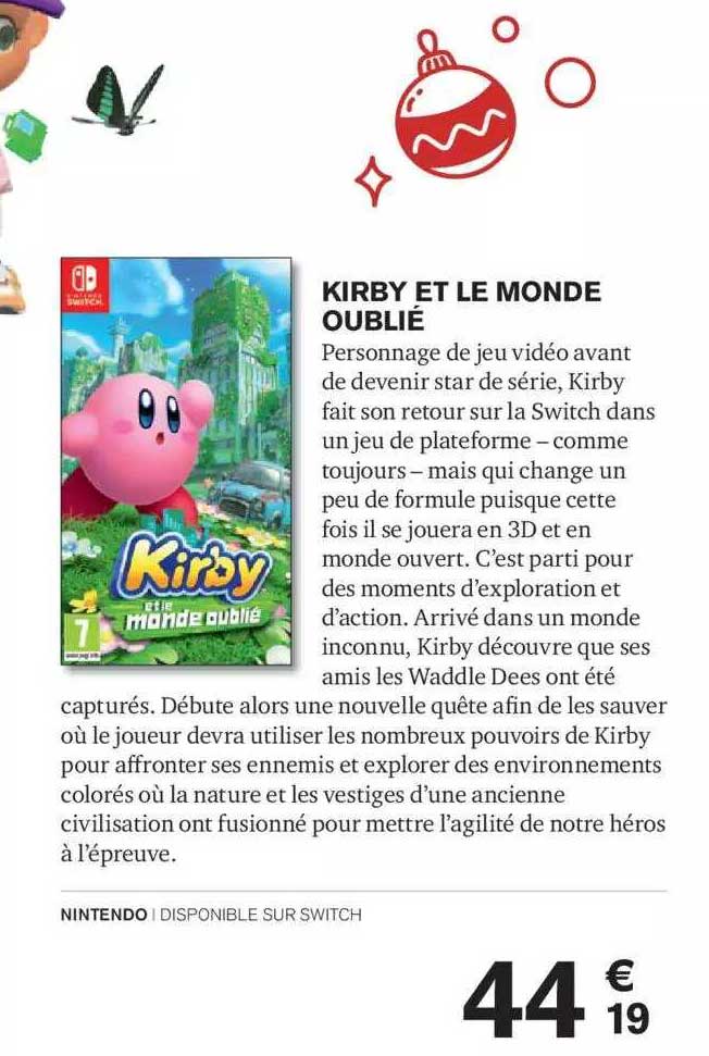 kirby et le monde oublié