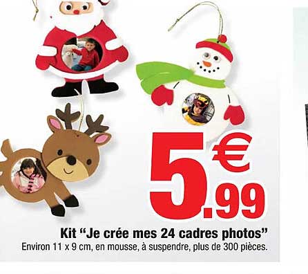 kit "je crée mes 24 cadres photos"