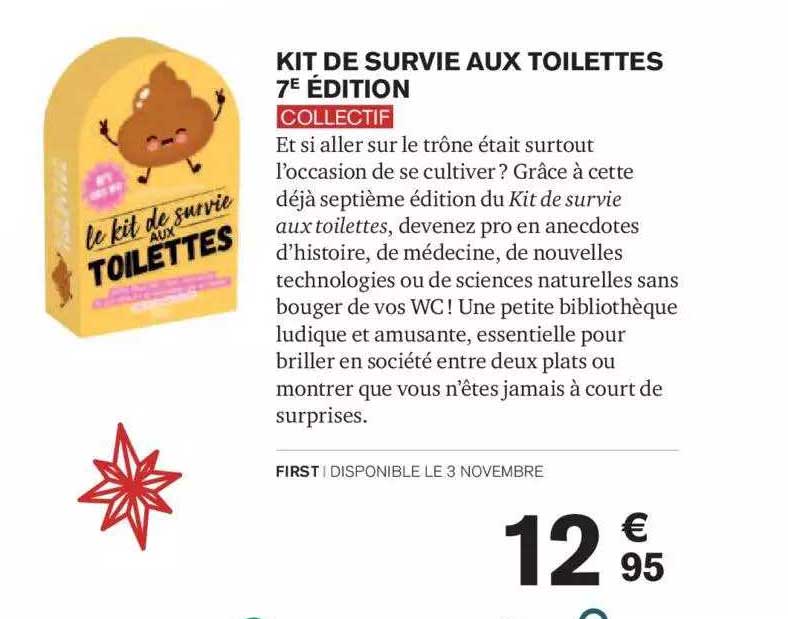 kit de survie aux toilettes 7e édition collectif