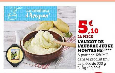 l'aligot de l'aubrac jeune montagne