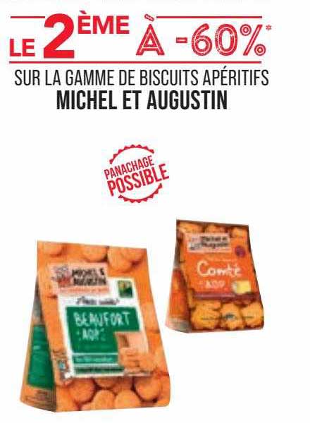 La Gamme De Biscuits Apéritifs Michel Et Augustin