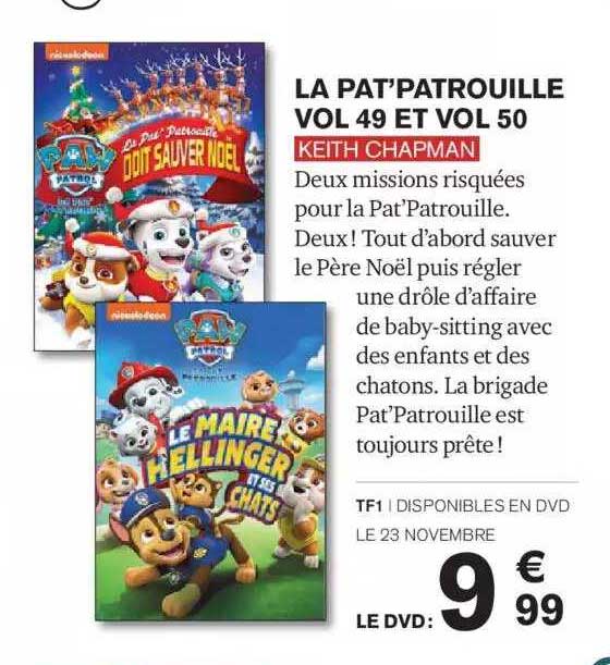 la pat'patrouille vol 49 et vol 50 keith chapman