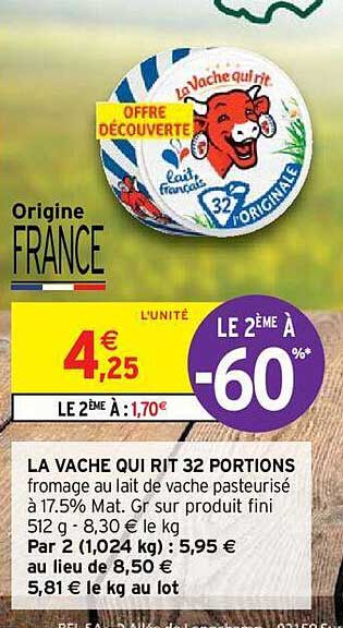 La Vache Qui Rit 32 Portions