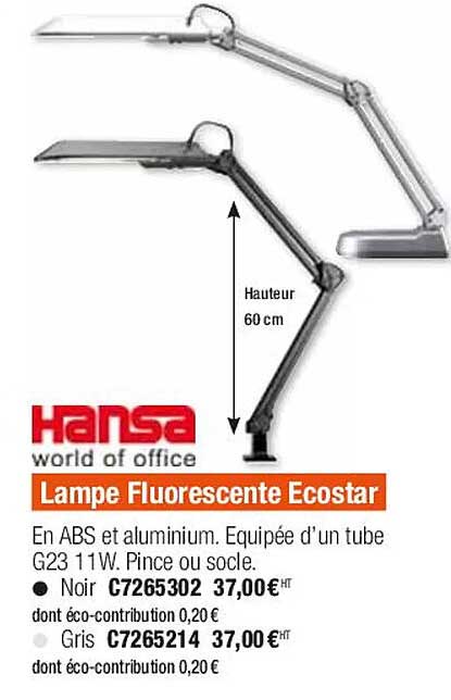 Lampe Fluorescente Ecostar Hansa