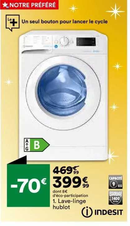 Lave-linge Hublot Indesit