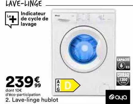 lave-linge hublot