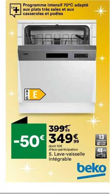 lave-vaisselle intégrable beko