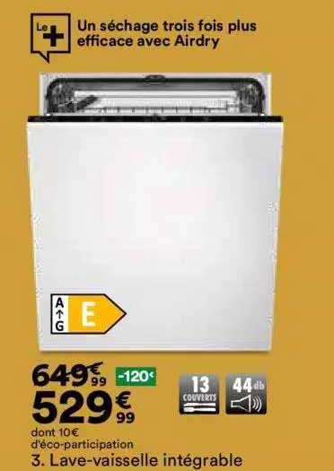 lave-vaisselle intégrable