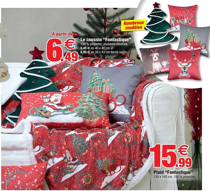 le coussin "fantastique", plaid "fantastique"