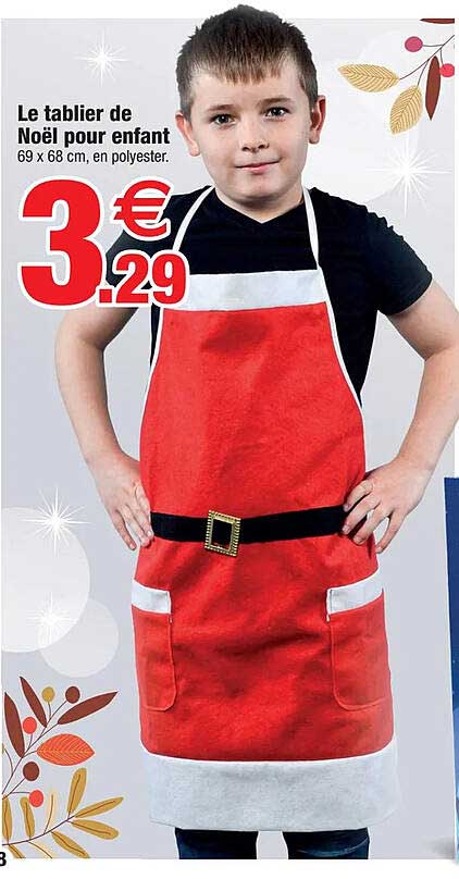 Le Tablier De Noël Pour Enfant