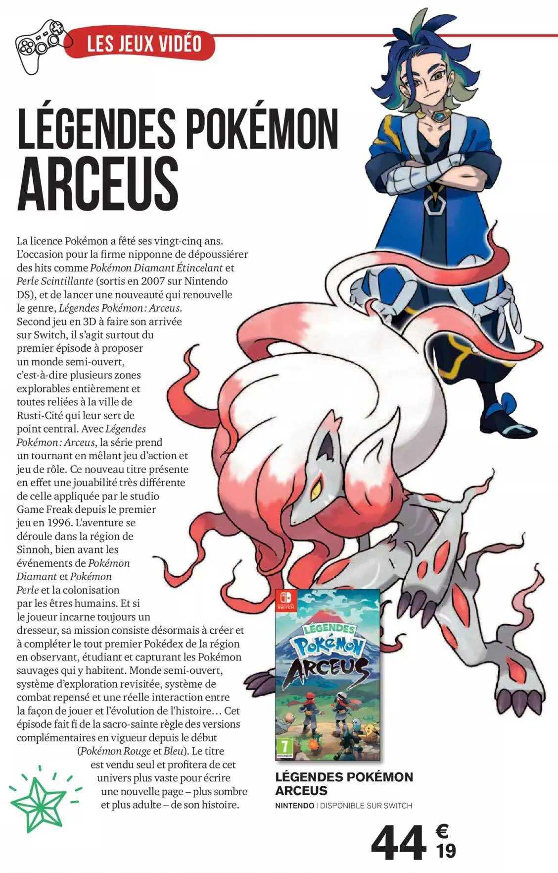 légendes pokémon arceus