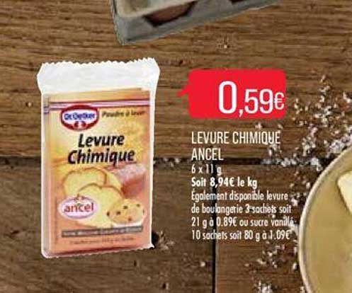 levure chimique ancel