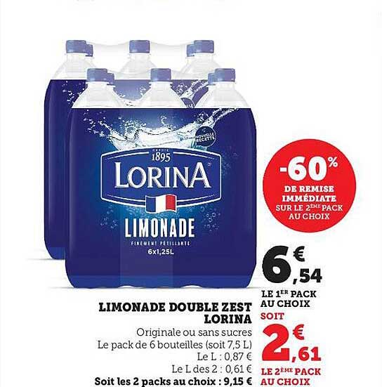 limonade double zest lorina